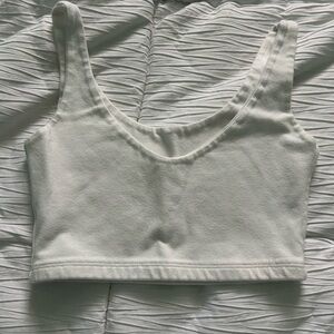 Brandy Melville White Crop Top